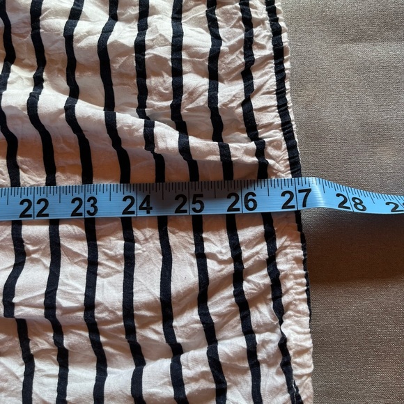 🔹Tom Tailor Blue and White Striped Top with 3/4 Length Sleeves - Picture 9 of 10